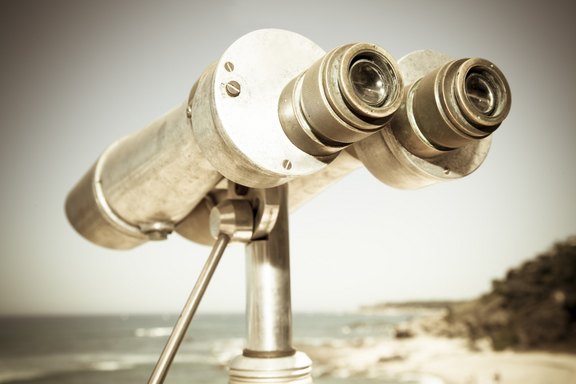 Teleskop Nahaufnahme eines Teleskops